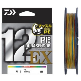 Шнур Daiwa UVF PE Dura Sensor 12EX+Si3 5C размотка 100м разноцветный